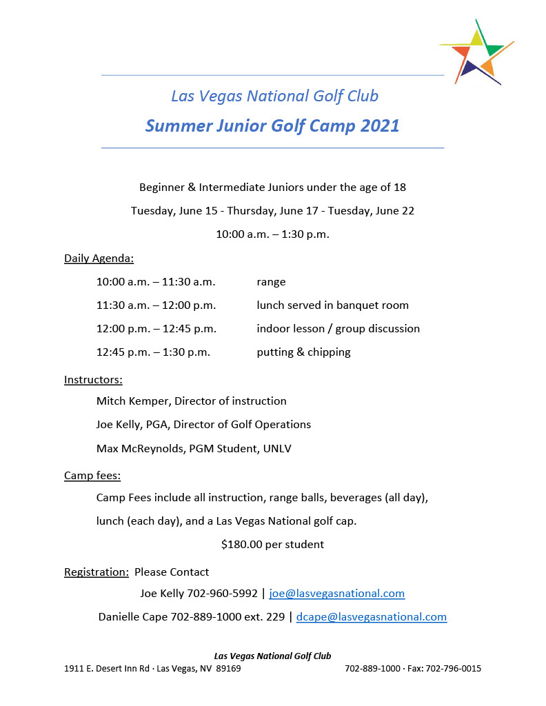 2021 Las Vegas National Summer Golf Camp1024_1